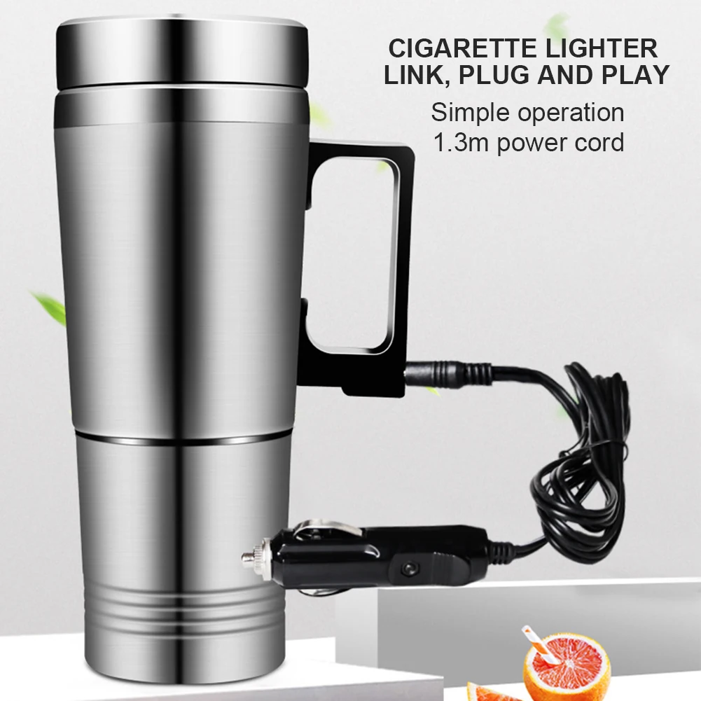 300ml 12V/24V Stainless Steel 100W/200W Car Heating Cup Travel Heated Mug Good Sealing Hot Water Coffee Tea Electric Cup
300ml 12V/24V Stainless Steel 100W/200W Car Heating Cup Travel Heated Mug Good Sealing Hot Water Coffee Tea Electric Cup