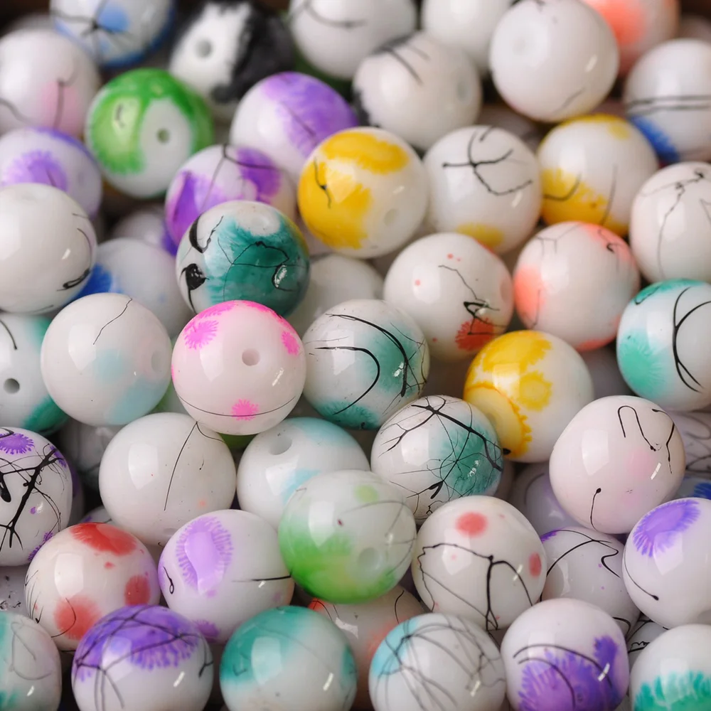 10pcs Round Shape 10mm 12mm Spots Patterns Opaque Glass Loose Beads for Jewelry Making DIY Crafts Findings
10pcs Round Shape 10mm 12mm Spots Patterns Opaque Glass Loose Beads for Jewelry Making DIY Crafts Findings
