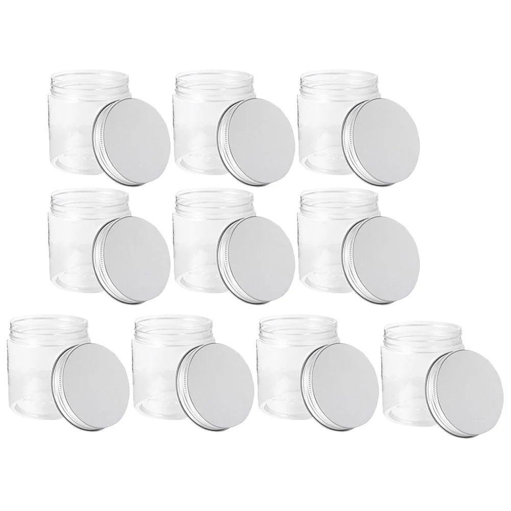 10pcs Transparent Sauce Containers Multi-purpose Plastic Mason Jars Reusable Tea Coffee Bean Jars
10pcs Transparent Sauce Containers Multi-purpose Plastic Mason Jars Reusable Tea Coffee Bean Jars