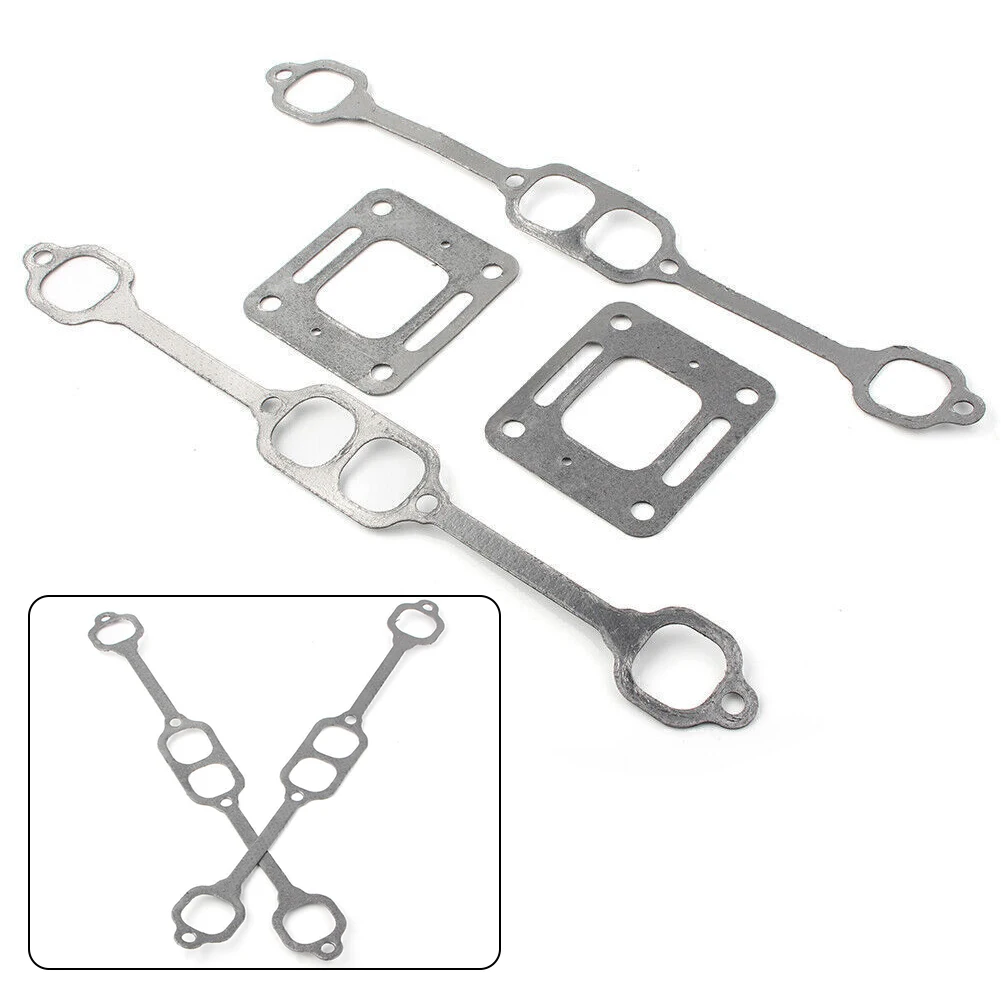 Exhaust Gasket Manifold For Mercruiser 5.0 Mpi 5.7 350 Mag Riser Block V8 Elbow Kit Manifold To Riser Gaskets Block To Manifold
Exhaust Gasket Manifold For Mercruiser 5.0 Mpi 5.7 350 Mag Riser Block V8 Elbow Kit Manifold To Riser Gaskets Block To Manifold