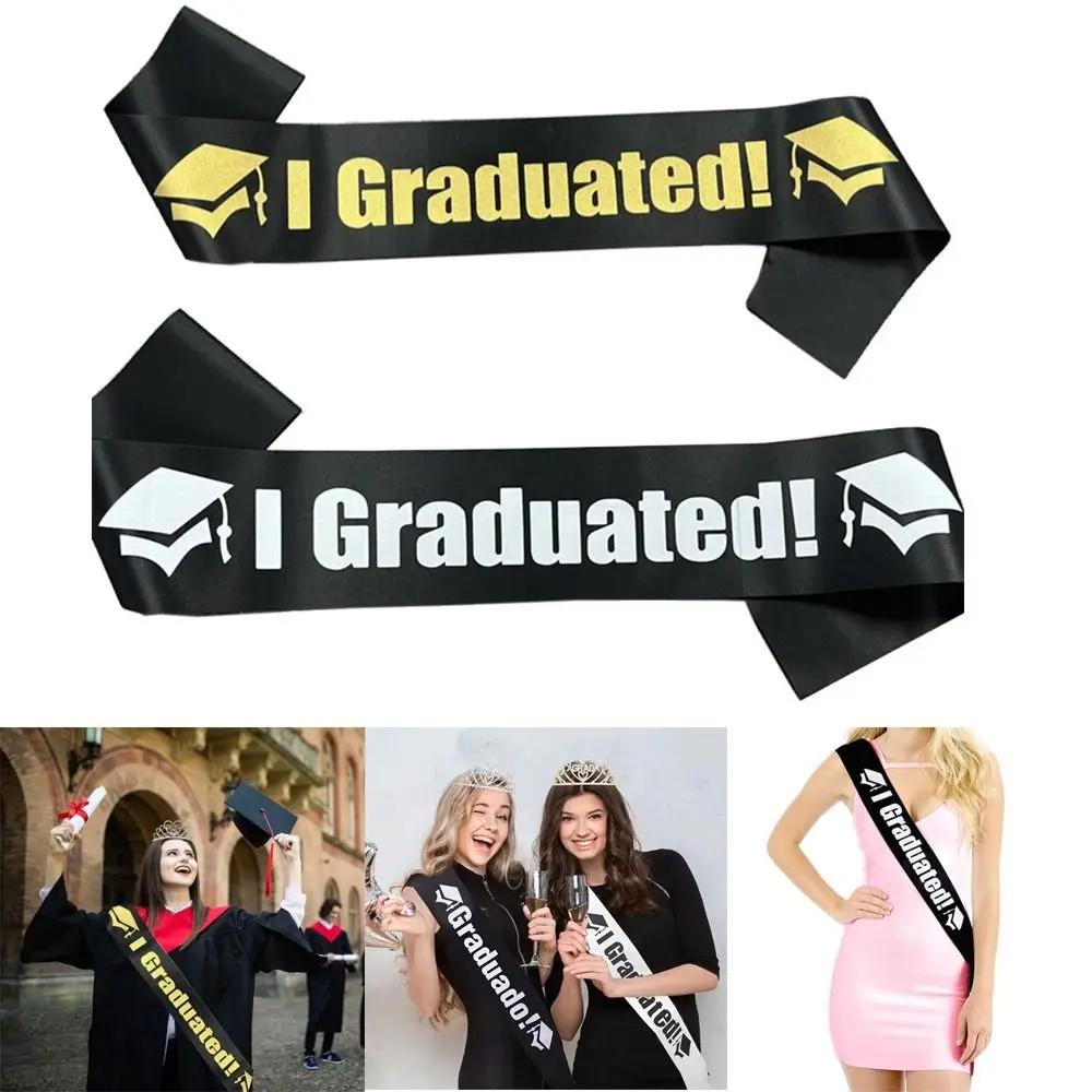 Glitter Letter Dance Performance Unisex Graduated Satin Party Supplies 2023 Graduation Sash Celebration Photo Props
Glitter Letter Dance Performance Unisex Graduated Satin Party Supplies 2023 Graduation Sash Celebration Photo Props
