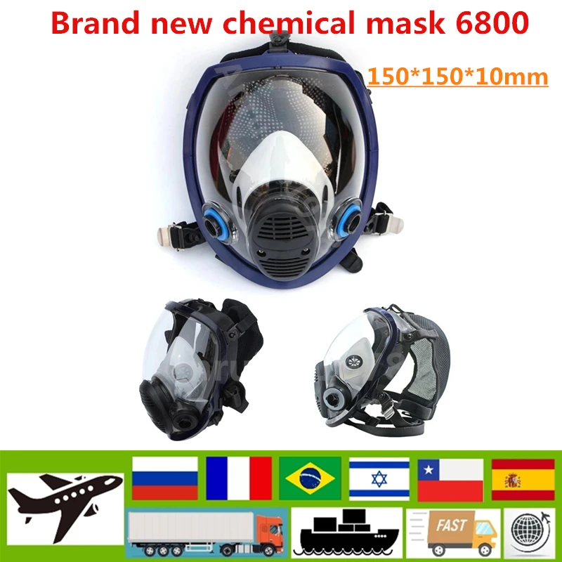 NEW Chemical mask 6800 7suits 6001 Gas Mask acid dust Respirator Paint Pesticide Spray Silicone filter Laboratory cartridge NEW
NEW Chemical mask 6800 7suits 6001 Gas Mask acid dust Respirator Paint Pesticide Spray Silicone filter Laboratory cartridge NEW