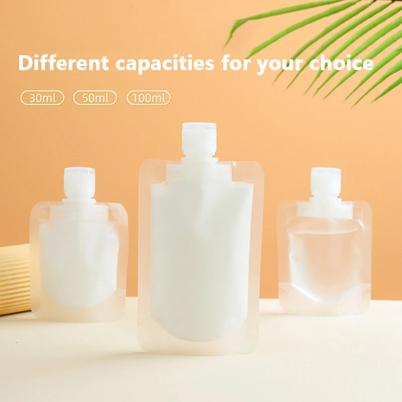 Portable Travel Liquid Packaging Bag Lotion Dispenser Bag Refillable Shampoo Cosmetic Storage Container 30ml 50ml 100ml
Portable Travel Liquid Packaging Bag Lotion Dispenser Bag Refillable Shampoo Cosmetic Storage Container 30ml 50ml 100ml