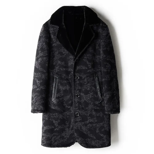 100% Real Woolen Coat Male Autumn Winter 2023 Warm Mink Fur Liner Jackets Men's Coats Korean Style Abrigo Hombre Gxy758
100% Real Woolen Coat Male Autumn Winter 2023 Warm Mink Fur Liner Jackets Men's Coats Korean Style Abrigo Hombre Gxy758