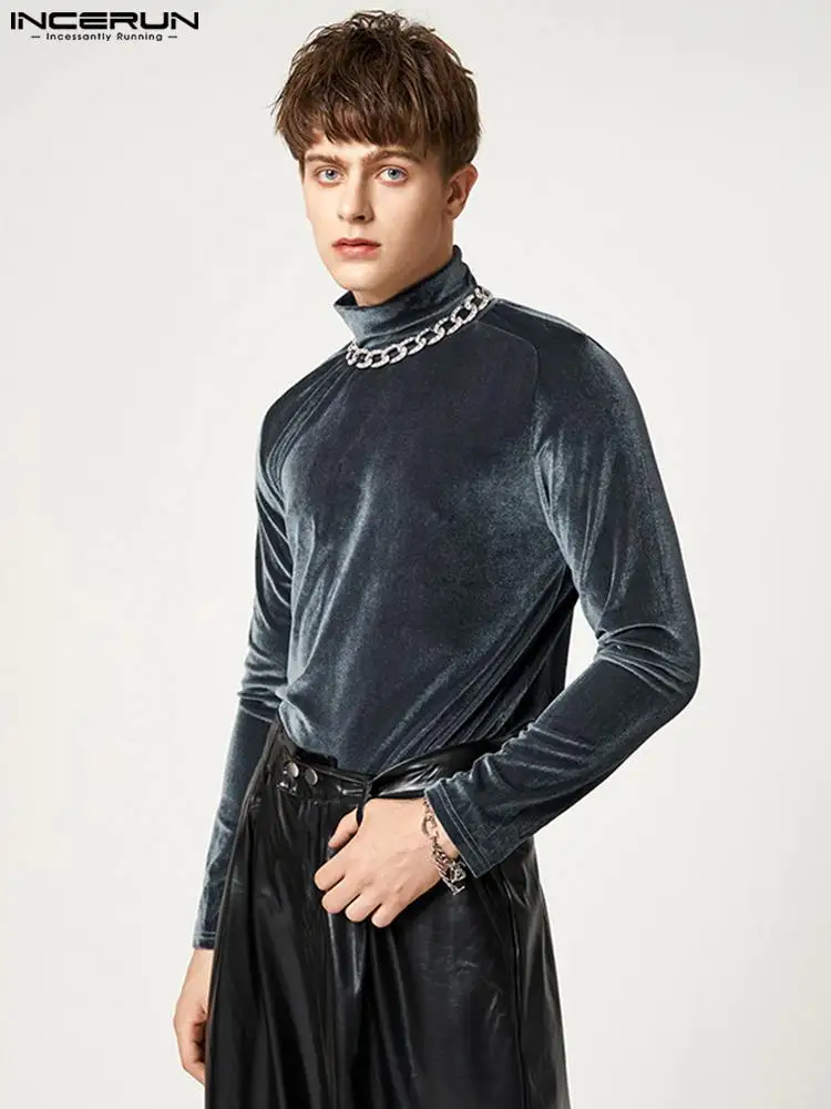 INCERUN Fitness Skiny Camisetas Mens Velvet T Shirts Long Sleeve Solid Color Tops 2022 Warm Man Turtleneck Thermal T-Shirts 5XL
INCERUN Fitness Skiny Camisetas Mens Velvet T Shirts Long Sleeve Solid Color Tops 2022 Warm Man Turtleneck Thermal T-Shirts 5XL