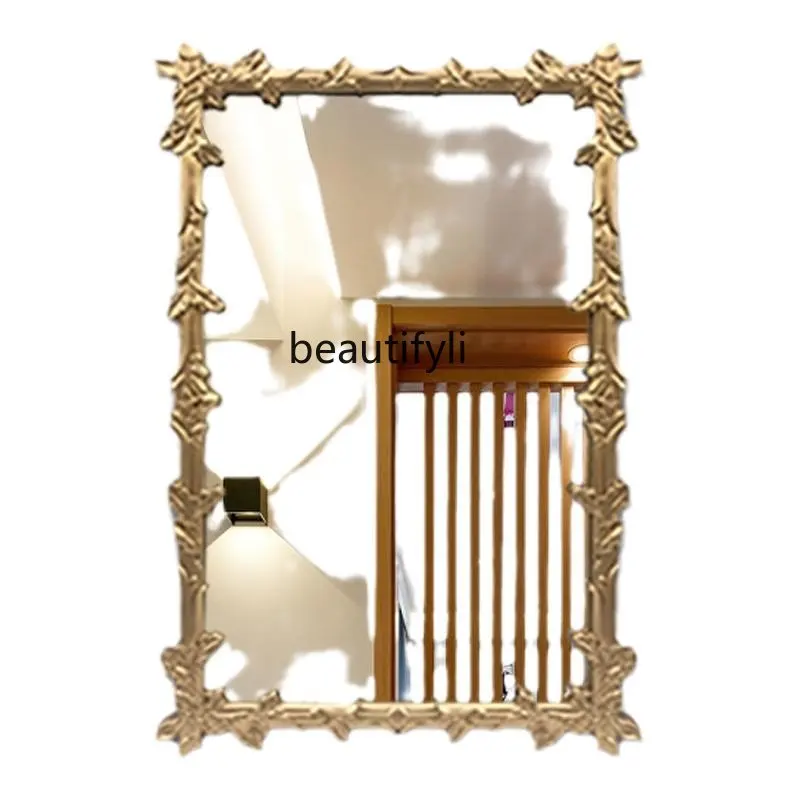 zq Wall Carved Wall Hanging Hallway Mirror Square Bathroom Mirror Living Room Bedroom Cosmetic Mirror
zq Wall Carved Wall Hanging Hallway Mirror Square Bathroom Mirror Living Room Bedroom Cosmetic Mirror