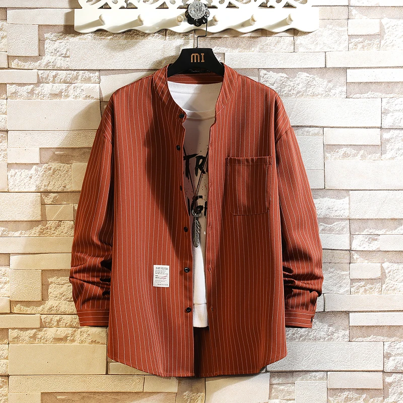 NewBlack Long-sleeved Shirts Men Korean Oversized Shirts Comfortable Blouses Casual Solid Color Loose Single Breasted Shirt
NewBlack Long-sleeved Shirts Men Korean Oversized Shirts Comfortable Blouses Casual Solid Color Loose Single Breasted Shirt
