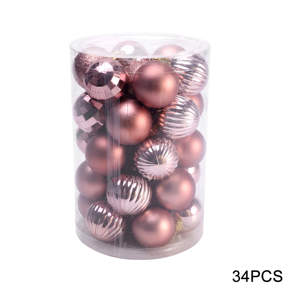 34pcs Party Supplies Festival Plastic Lightweight Atmosphere Christmas Baubles Shopping Mall Cute Tree Hanging Ball Home Decor
34pcs Party Supplies Festival Plastic Lightweight Atmosphere Christmas Baubles Shopping Mall Cute Tree Hanging Ball Home Decor