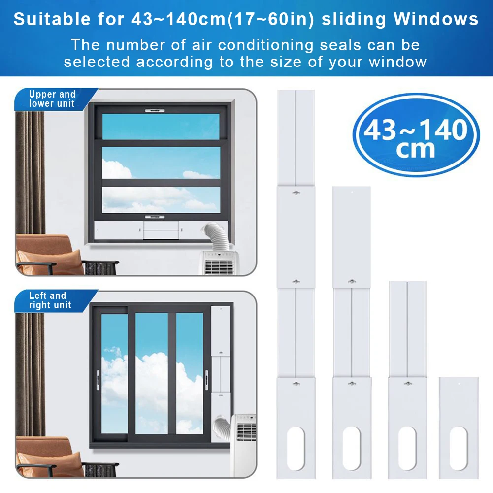 Portable Air Conditioner Win-dow Vent Kit AC Exhaust Hose Universal Coupler Adjustable Seal Universal Duct Extension Pipe
Portable Air Conditioner Win-dow Vent Kit AC Exhaust Hose Universal Coupler Adjustable Seal Universal Duct Extension Pipe