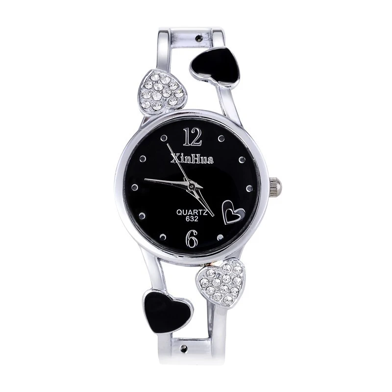 Elegant Ladies Stainless Steel Bracelet Bangle Flower Lover Heart Wristwatches Diamond Bracelet Watch for Women Female Relogios
Elegant Ladies Stainless Steel Bracelet Bangle Flower Lover Heart Wristwatches Diamond Bracelet Watch for Women Female Relogios