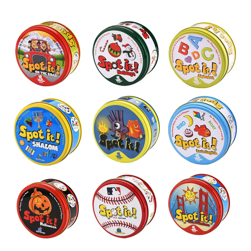 Spot It Animals Jr Sport Go Camping Dobble Card Dobbles Kids Game Table Board Game For Family Holiday Party Basic English Toys
Spot It Animals Jr Sport Go Camping Dobble Card Dobbles Kids Game Table Board Game For Family Holiday Party Basic English Toys