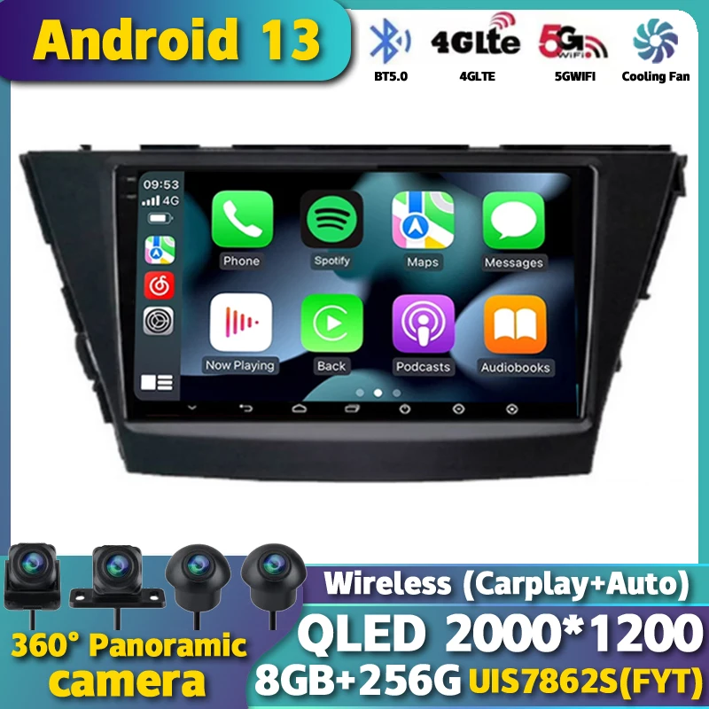 Android 13 Multimedia Video For Toyota Prius Plus V Alpha LHD RHD 2012 - 2017 Car Radio Player Navigation Stereo GPS 360 Camera
Android 13 Multimedia Video For Toyota Prius Plus V Alpha LHD RHD 2012 - 2017 Car Radio Player Navigation Stereo GPS 360 Camera