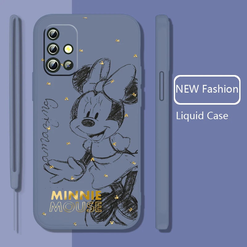 Mickey Minnie Illustration Art Phone Case For Samsung Galaxy A73 A53 A33 A52 A32 A22 A71 A51 A21S A03S 4G 5G Liquid Rope Cover
Mickey Minnie Illustration Art Phone Case For Samsung Galaxy A73 A53 A33 A52 A32 A22 A71 A51 A21S A03S 4G 5G Liquid Rope Cover