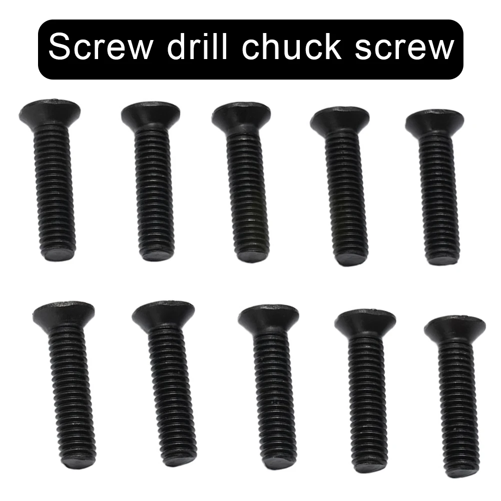 10Pcs Fixing Screw M5/M6 22mm Left Hand Thread For 1/2''UNF 3/8''UNF Drill Chuck Shank Adapter Metal Fixing Screw Head Tools
10Pcs Fixing Screw M5/M6 22mm Left Hand Thread For 1/2''UNF 3/8''UNF Drill Chuck Shank Adapter Metal Fixing Screw Head Tools