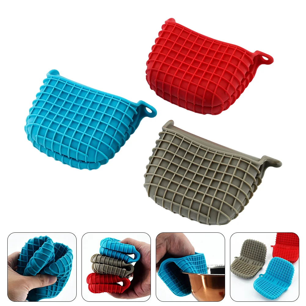 Oven Silicone Hot Pot Mitt Mitts Kitchen Holder Gloves Bowl Cooking Holders Grips Handle Pinch Supply Potholder Finger Protector
Oven Silicone Hot Pot Mitt Mitts Kitchen Holder Gloves Bowl Cooking Holders Grips Handle Pinch Supply Potholder Finger Protector