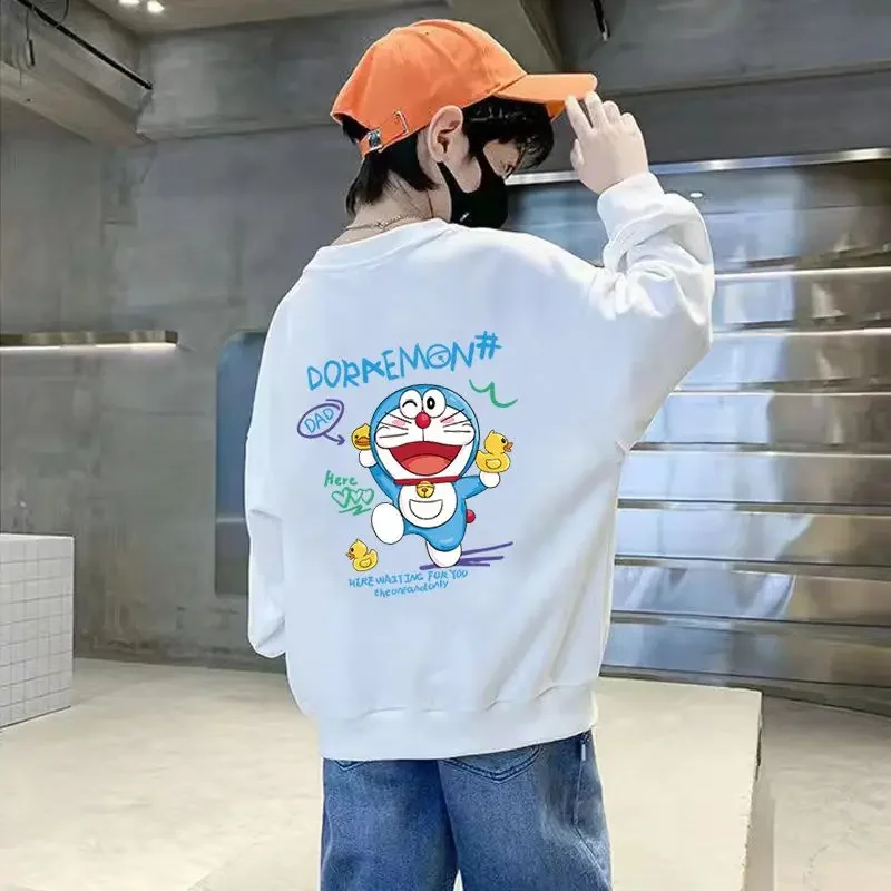 Doraemon Boys Autumn and Winter Thickened Round Neck Sweatshirt for Big Children Jingle Cat Trendy Cartoon Cute Warm Jacket
Doraemon Boys Autumn and Winter Thickened Round Neck Sweatshirt for Big Children Jingle Cat Trendy Cartoon Cute Warm Jacket