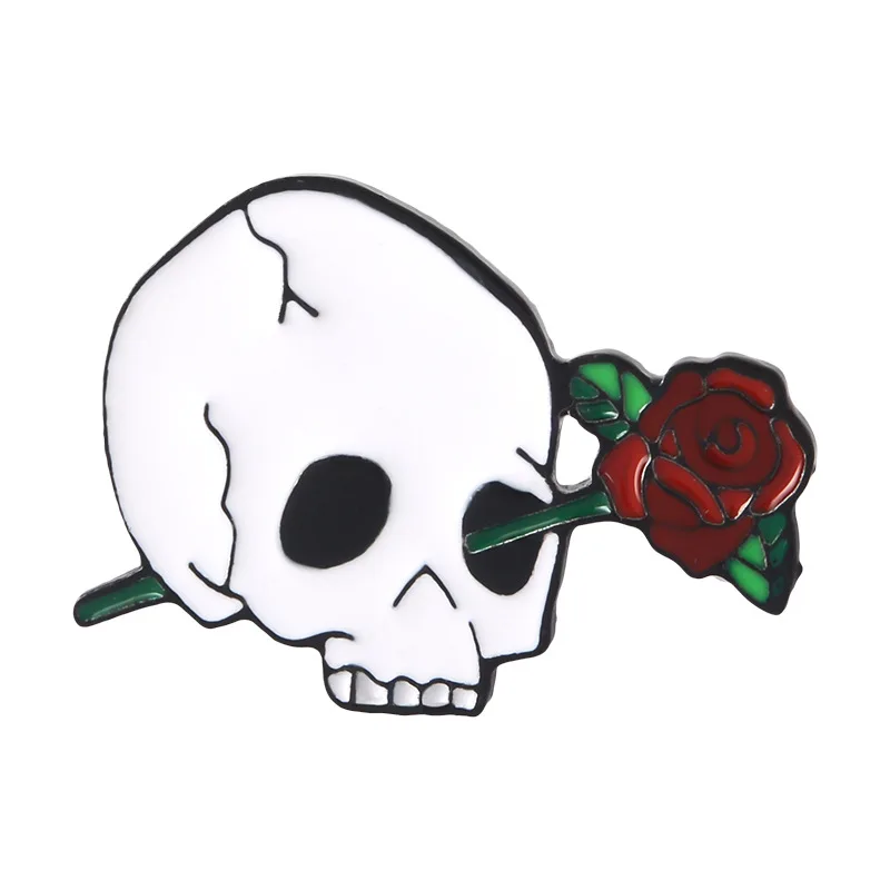 Creative Brooch Skeleton Rose Fashionable Creative Cartoon Brooch Lovely Enamel Badge Clothing Accessories
Creative Brooch Skeleton Rose Fashionable Creative Cartoon Brooch Lovely Enamel Badge Clothing Accessories