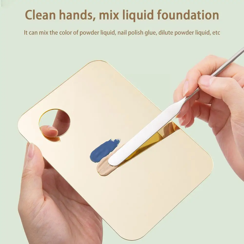 Acrylic Palette Spatula Mixing Gel Foundation Eye Shadow With Stick Stainless Manicure Color Art Tool Makeup Nail Steel Car P1P6
Acrylic Palette Spatula Mixing Gel Foundation Eye Shadow With Stick Stainless Manicure Color Art Tool Makeup Nail Steel Car P1P6