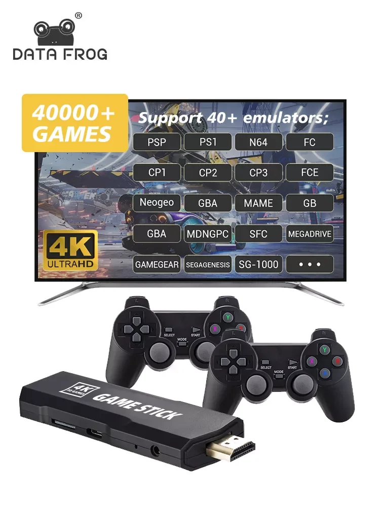 2023New Retro Game Stick 4K For PSP/PS1/N64 Mini Portable Video Wireless Game Controller Built-in 40000+ Classic TV Games
2023New Retro Game Stick 4K For PSP/PS1/N64 Mini Portable Video Wireless Game Controller Built-in 40000+ Classic TV Games