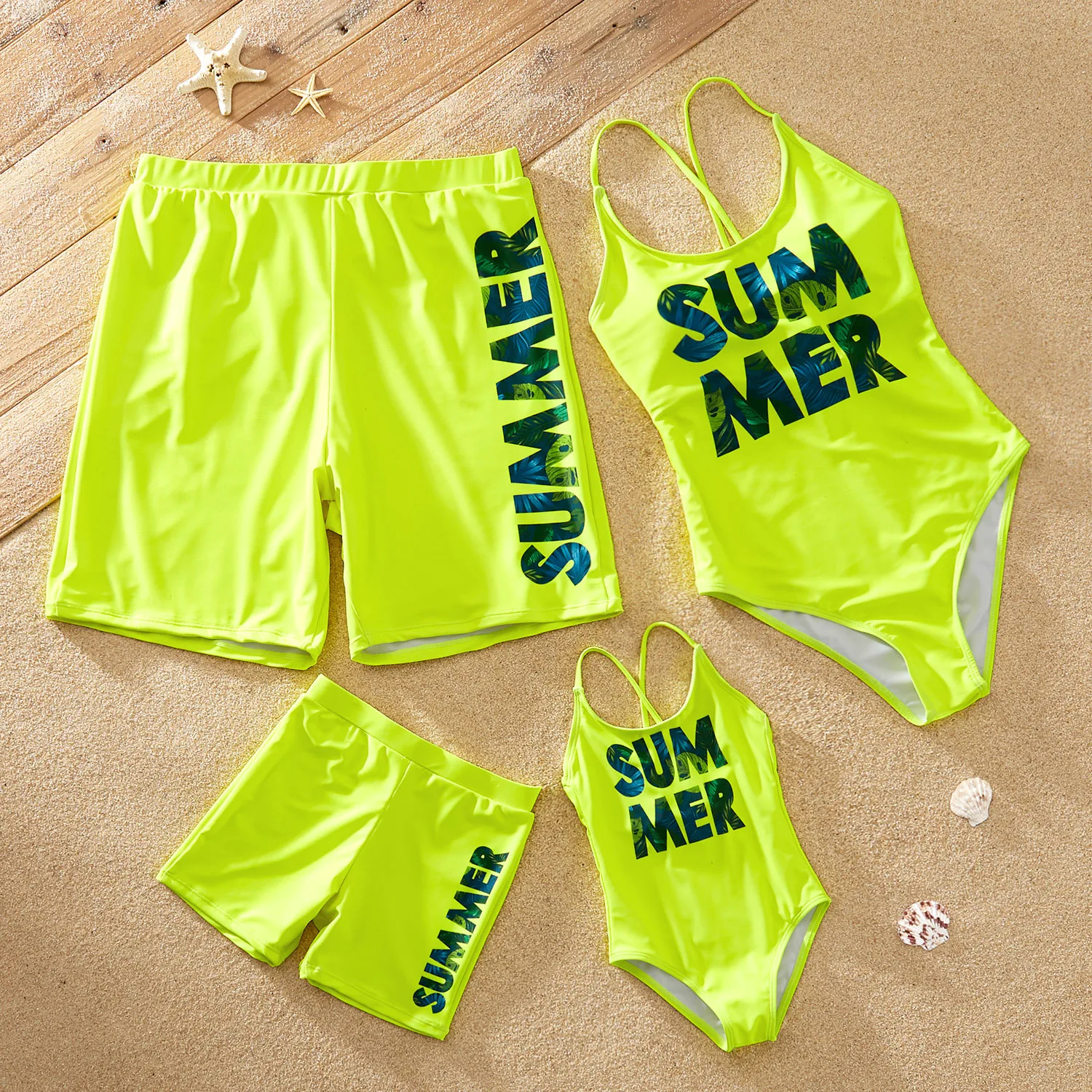 MUMU Summer Letter Print Family Matching Swimsuits Bikini 
MUMU Summer Letter Print Family Matching Swimsuits Bikini