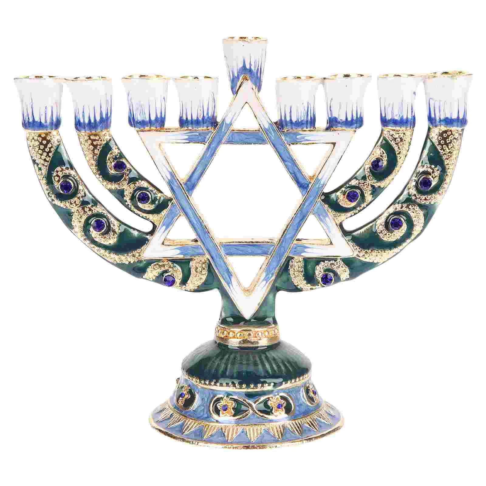 Подставка-Держатель hanukka Menorah, ретро-Настольный еврейский подсвечник, декоративные капельные чашечки, украшение на иврит, металлический сто...
Подставка-Держатель hanukka Menorah, ретро-Настольный еврейский подсвечник, декоративные капельные чашечки, украшение на иврит, металлический сто...