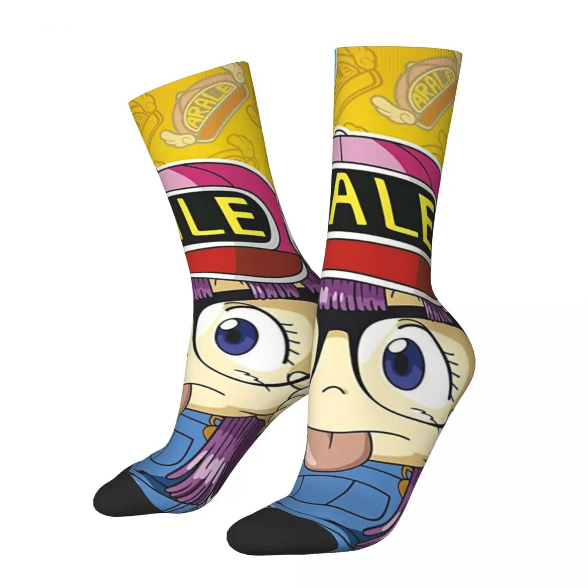 Happy Funny Men's Socks Arale Funny Vintage Harajuku Dr.slump Anime Street Style Novelty Casual Crew Crazy Sock Gift Printed
Happy Funny Men's Socks Arale Funny Vintage Harajuku Dr.slump Anime Street Style Novelty Casual Crew Crazy Sock Gift Printed