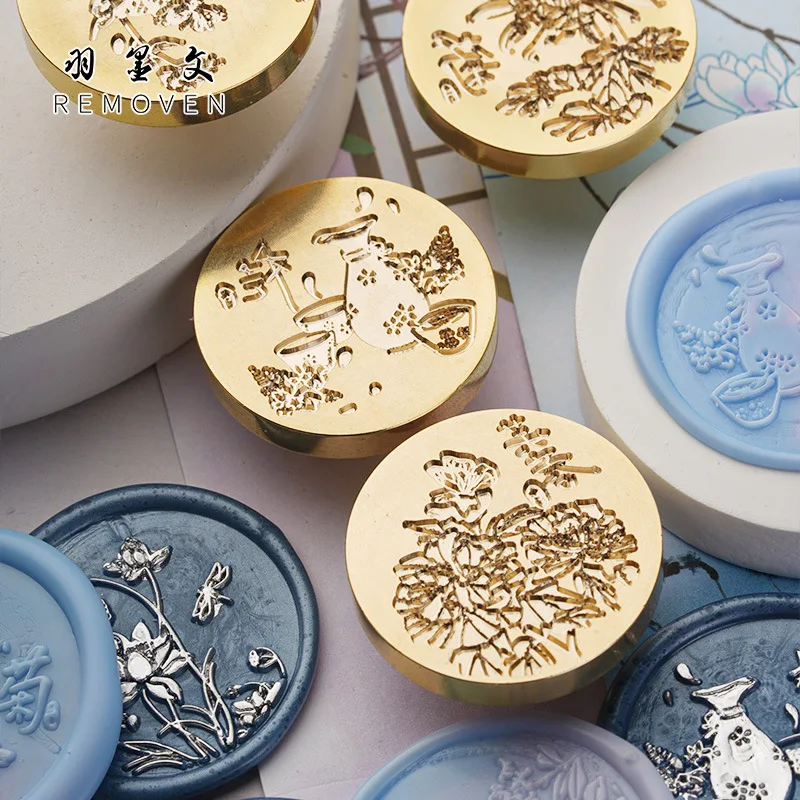 New enamel wax seal Twelve Flower God Series student account DIY decorative seal gift card personal gift wax seal
New enamel wax seal Twelve Flower God Series student account DIY decorative seal gift card personal gift wax seal