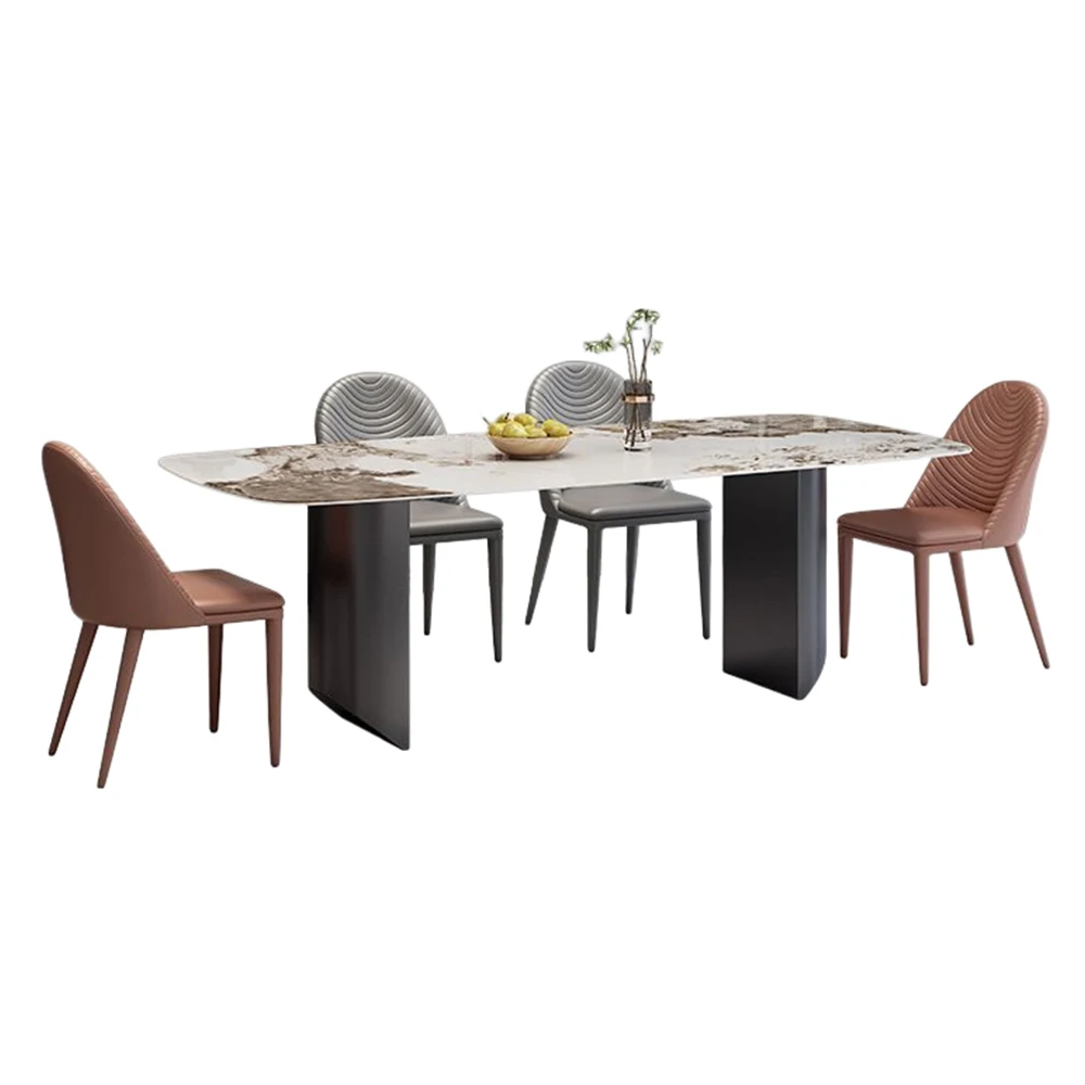 Long Dining Table Rock Board Table Home Furniture Simple Style Storage Carbon Steel Base Stable Support
Long Dining Table Rock Board Table Home Furniture Simple Style Storage Carbon Steel Base Stable Support