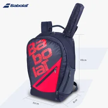 2023 Original Babolat Tennis Backpack Team Series Tennis Bag Portable Unisex Black Red Squash Padel Badminton Tenis Shoulder Bag