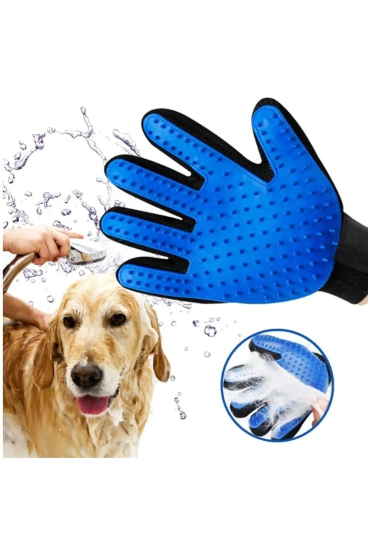 Pet Cat Dog Hair Collection and Washing Glove BYT-TAB Bath Grooming Massage Glove Blue
Pet Cat Dog Hair Collection and Washing Glove BYT-TAB Bath Grooming Massage Glove Blue