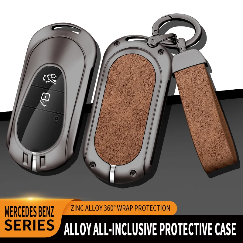 Zinc Alloy+Leather+TPU Car Remote Key Bag For Mercedes Benz Brand New C S Class W223 W206 400L 260L S480 S580 2021 2022 2023
Zinc Alloy+Leather+TPU Car Remote Key Bag For Mercedes Benz Brand New C S Class W223 W206 400L 260L S480 S580 2021 2022 2023