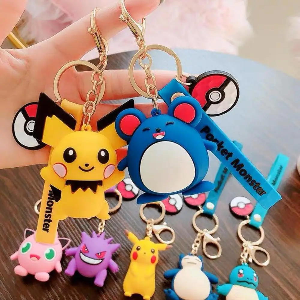Large Pokemon Cartoon Key Chain Pikachu Cute Creativity Reachable Duck Elf Car Mounted Pendant for Children's Birthday Gifts
Large Pokemon Cartoon Key Chain Pikachu Cute Creativity Reachable Duck Elf Car Mounted Pendant for Children's Birthday Gifts