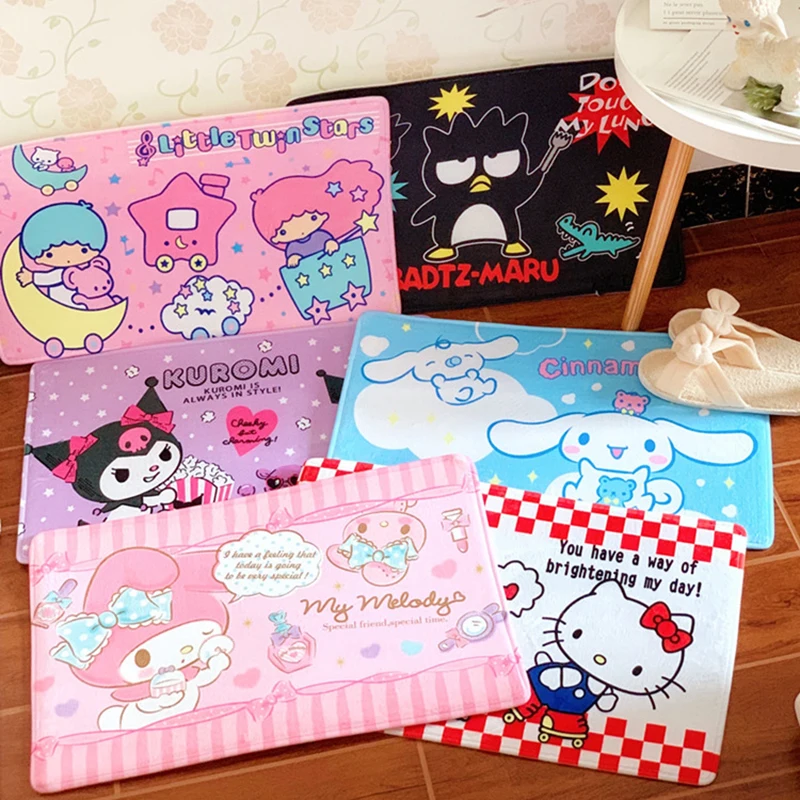 Коврик Sanrio в стиле Hello Kitty Melody Cinnamoroll Kuromi, впитывающий напольный коврик для ванной, прикроватное одеяло, нескользящий дверной коврик с подставкой для ног
Коврик Sanrio в стиле Hello Kitty Melody Cinnamoroll Kuromi, впитывающий напольный коврик для ванной, прикроватное одеяло, нескользящий дверной коврик с подставкой для ног