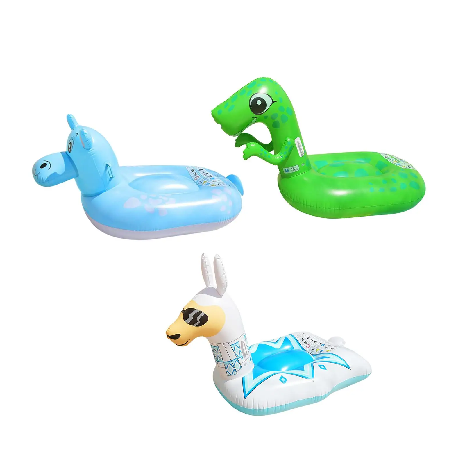 

Inflatable Pool Float with Handles Large for Adult Floatie Inflatable Ride on for Beach Swimming Pool Summer Party Favors