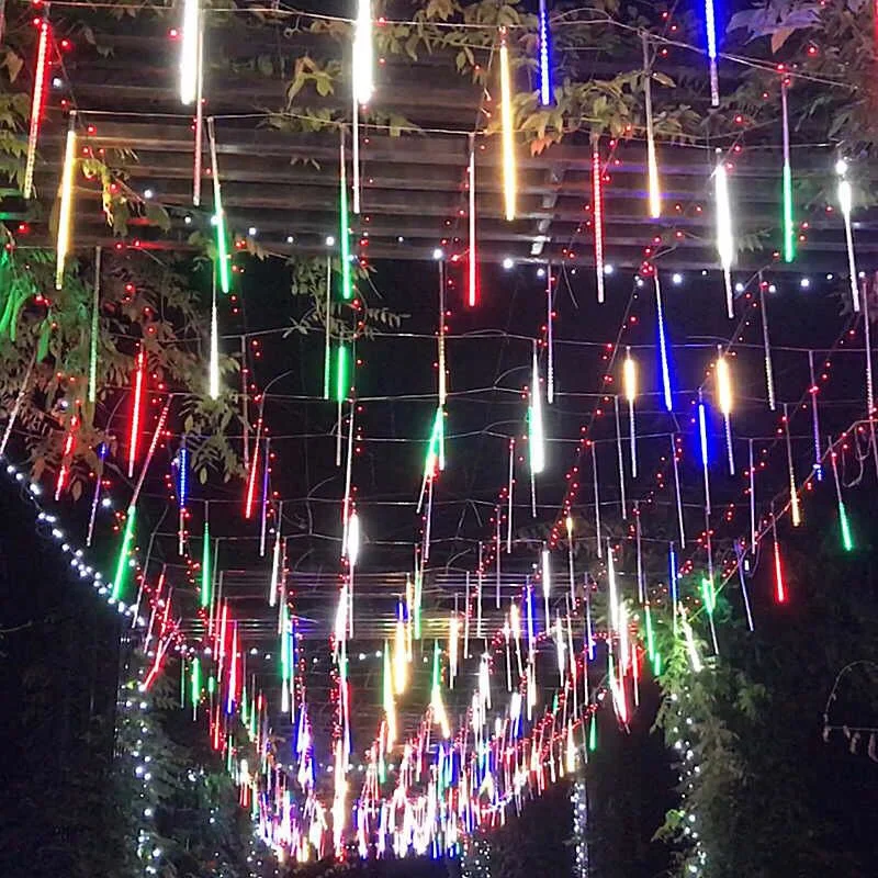LED Meteor Shower Lights Waterproof Falling Raindrop Fairy String Light for Christmas Holiday Party Patio Decor 30/50CM
LED Meteor Shower Lights Waterproof Falling Raindrop Fairy String Light for Christmas Holiday Party Patio Decor 30/50CM