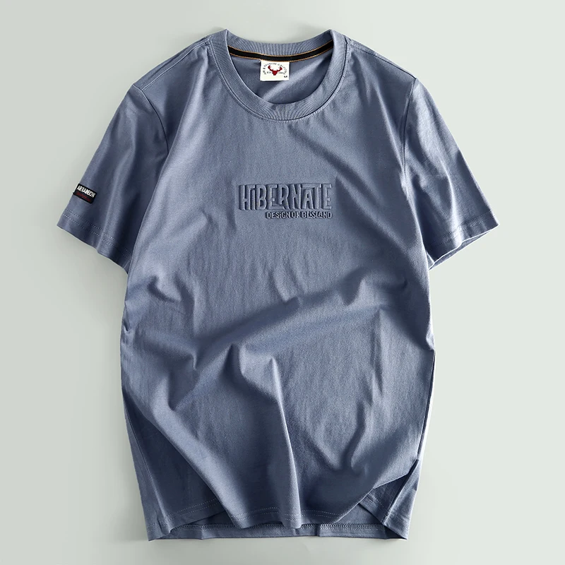 Summer new men's 3D letter three-dimensional printed crewneck short sleeve T-shirt trend leggings New Year's leggings T-shirt
Summer new men's 3D letter three-dimensional printed crewneck short sleeve T-shirt trend leggings New Year's leggings T-shirt