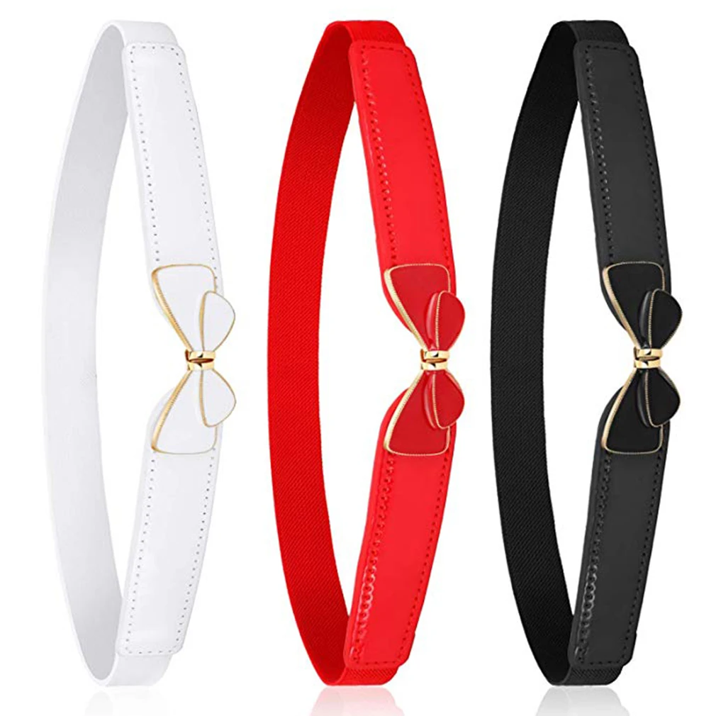 Fashion Bow Belt Cummerbunds With Buckle Thin Elastic Cummerbund For Dress Pants Accessories Women Candy Belts
Fashion Bow Belt Cummerbunds With Buckle Thin Elastic Cummerbund For Dress Pants Accessories Women Candy Belts