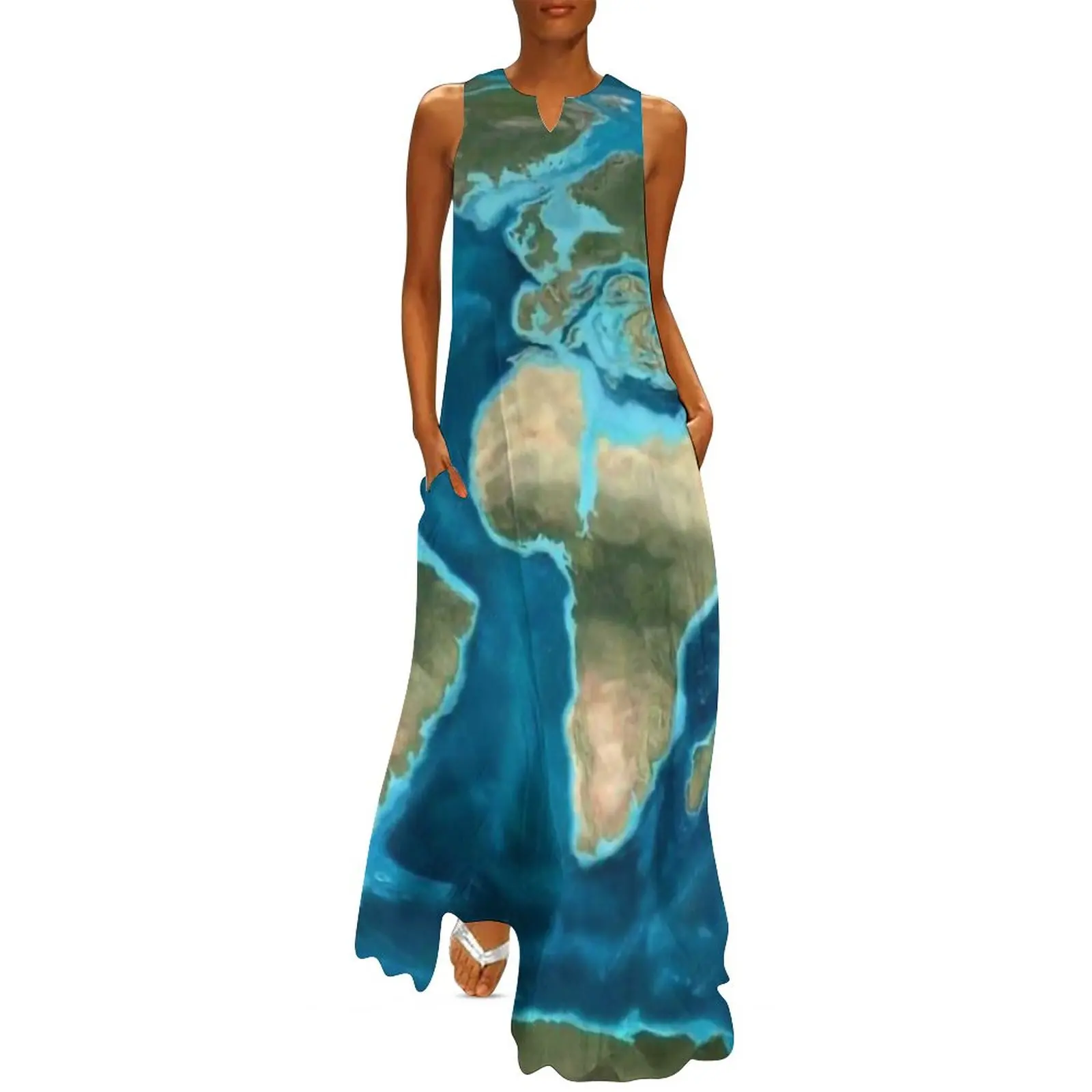 Earth Map Dress 65 Million Years Ago Beach Maxi Dress V Neck Custom Boho Beach Long Dresses Street Wear Oversized Vestidos
Earth Map Dress 65 Million Years Ago Beach Maxi Dress V Neck Custom Boho Beach Long Dresses Street Wear Oversized Vestidos