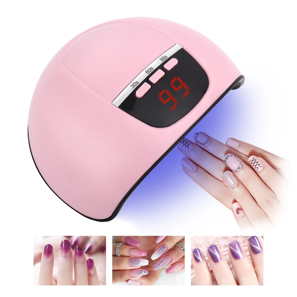 54W UV LED Lamp for Nail Dryer Manicure Nail Lamp Gel Nail with 19pcs Beads Professional Lamp for Manicure Nails Art Supplies
54W UV LED Lamp for Nail Dryer Manicure Nail Lamp Gel Nail with 19pcs Beads Professional Lamp for Manicure Nails Art Supplies