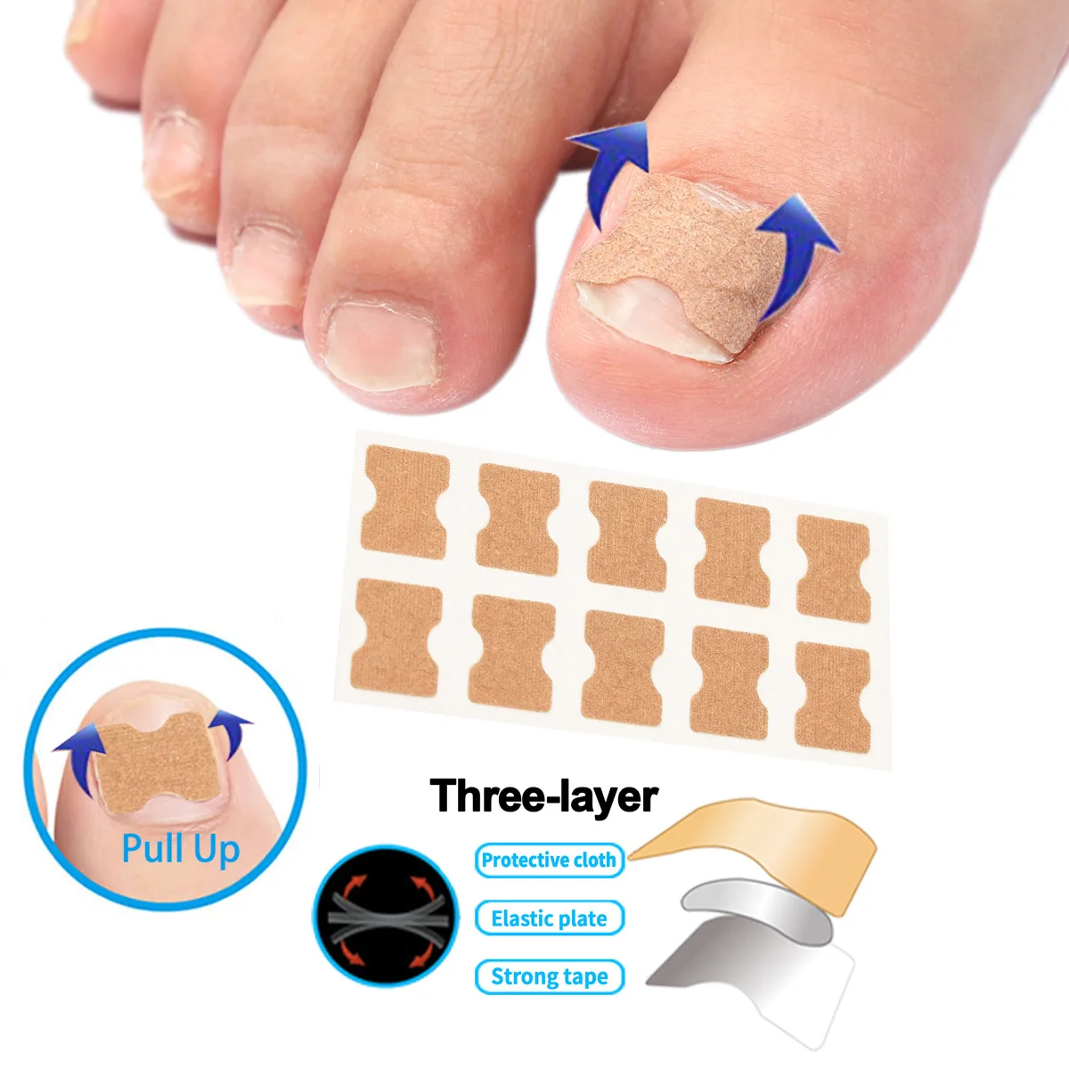 Ingrown Toenail Correction Anti Paronychia Treatment Toe Nail Sticker Foot Care Pedicure Foot Orthodontic Toe Thumb Nail Patches
Ingrown Toenail Correction Anti Paronychia Treatment Toe Nail Sticker Foot Care Pedicure Foot Orthodontic Toe Thumb Nail Patches