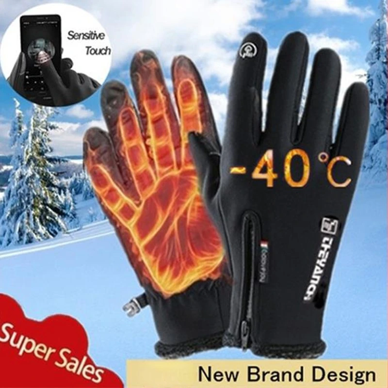 Outdoor Winter Gloves Waterproof Moto Thermal Fleece Lined Resistant Touch Screen Outdoor Training Non-slip Motorbike Riding
Outdoor Winter Gloves Waterproof Moto Thermal Fleece Lined Resistant Touch Screen Outdoor Training Non-slip Motorbike Riding