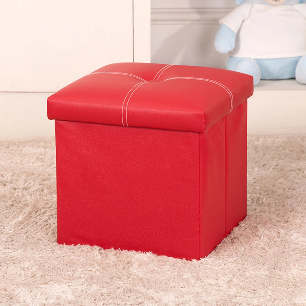 Home Office PU Leather With Hole Handle Furniture Practical Living Room Footrest Stool Solid Square Storage Ottoman Foldable
Home Office PU Leather With Hole Handle Furniture Practical Living Room Footrest Stool Solid Square Storage Ottoman Foldable