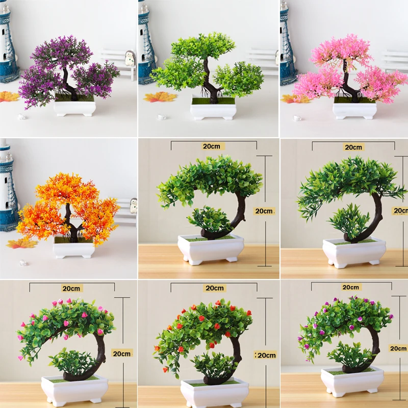 Artificial Plastic Plants Bonsai Small Tree Pot Fake Plant Potted Flower Home Room Table Decoration Garden Arrangement Ornaments
Artificial Plastic Plants Bonsai Small Tree Pot Fake Plant Potted Flower Home Room Table Decoration Garden Arrangement Ornaments