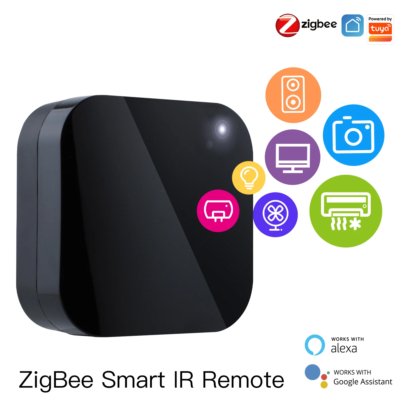 ZigBee Smart IR Remote Control Universal Infrared Remote Controller for Smart Home Android 4.0 works with Alexa Google Home
ZigBee Smart IR Remote Control Universal Infrared Remote Controller for Smart Home Android 4.0 works with Alexa Google Home