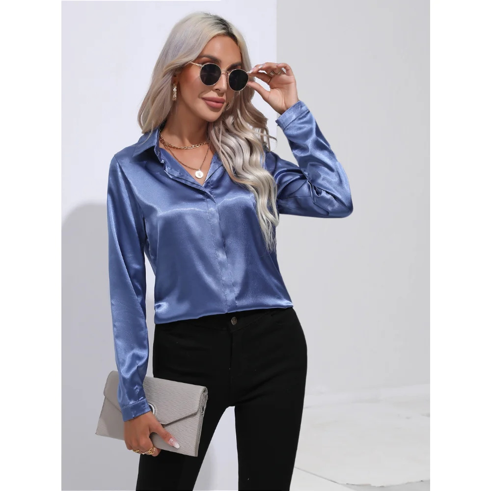 Fastfashiongo Spring and Summer New Top Solid Color Button Pullover Elegant Fashion Long-sleeved Shirt 2023 Women Clothing
Fastfashiongo Spring and Summer New Top Solid Color Button Pullover Elegant Fashion Long-sleeved Shirt 2023 Women Clothing