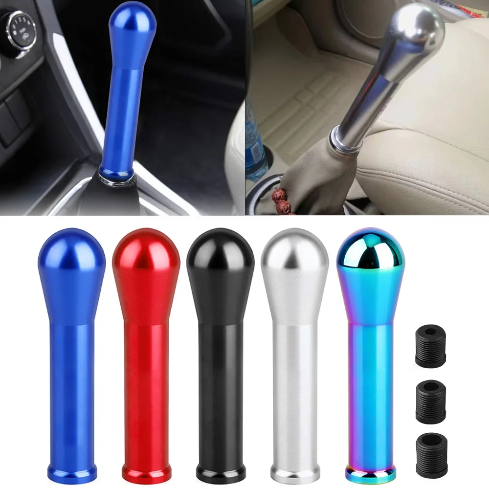 150mm Car Aluminum Gear Shift Knob Head Universal Racing Sports Shifter Lever Manual Transmission Shifter Lever Knob Accessories
150mm Car Aluminum Gear Shift Knob Head Universal Racing Sports Shifter Lever Manual Transmission Shifter Lever Knob Accessories