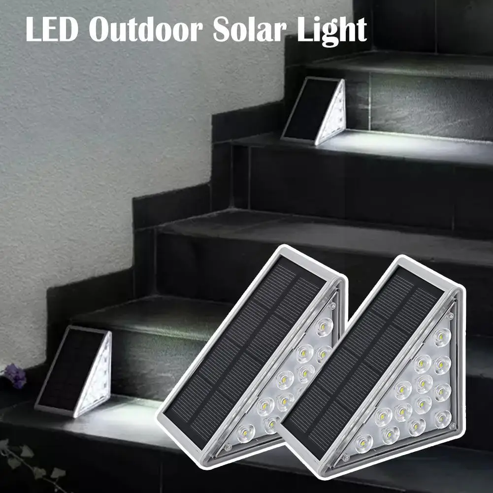 Solar Step Lights Outdoor Solar LED Deck Lights Waterproof Solar Stair Lights With Auto On/Off Solar Lights For Deck Steps P8I1
Solar Step Lights Outdoor Solar LED Deck Lights Waterproof Solar Stair Lights With Auto On/Off Solar Lights For Deck Steps P8I1