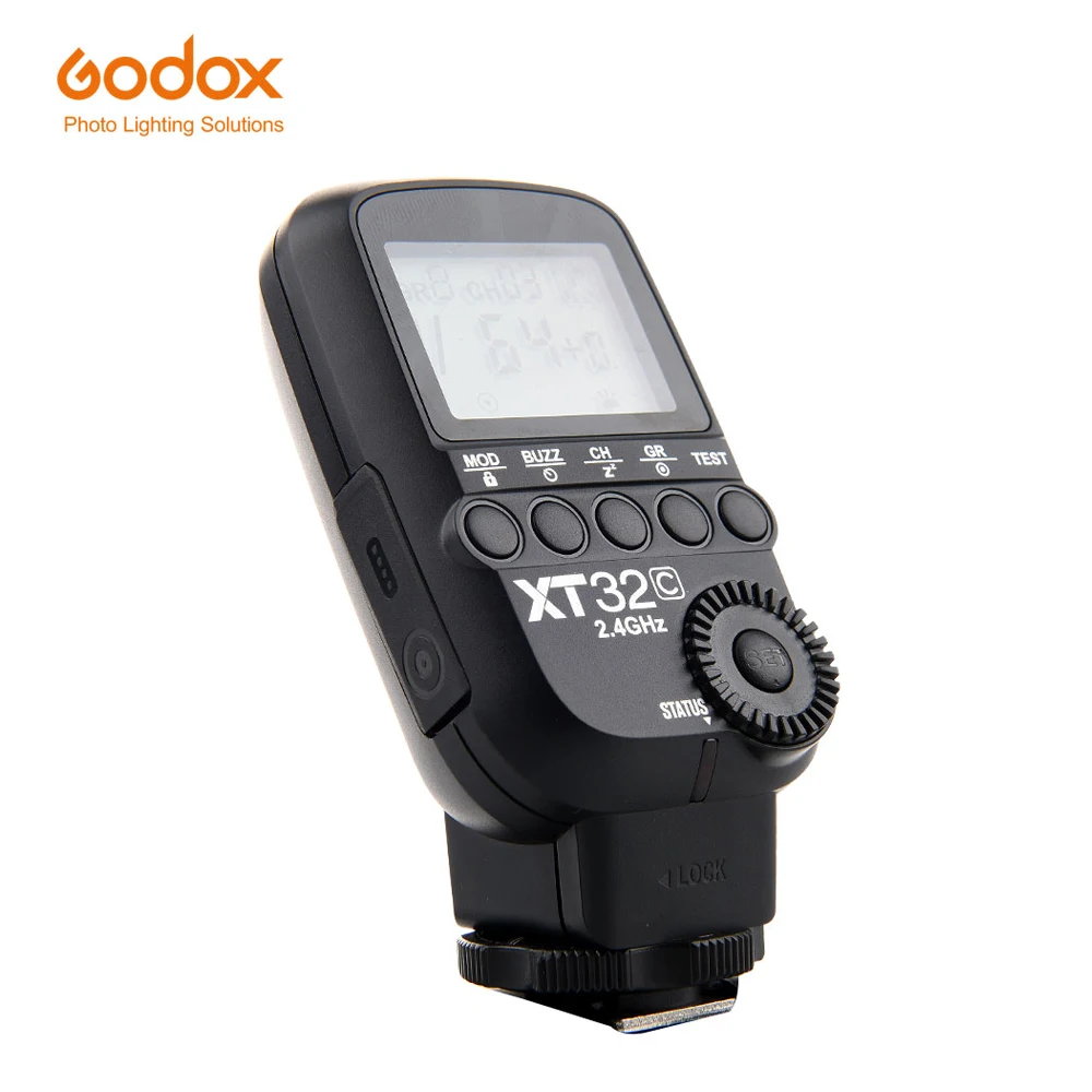 Godox XT32C HSS 1/8000s Встроенный 2,4G беспроводной триггер управления питанием для Canon (XT32C)
Godox XT32C HSS 1/8000s Встроенный 2,4G беспроводной триггер управления питанием для Canon (XT32C)