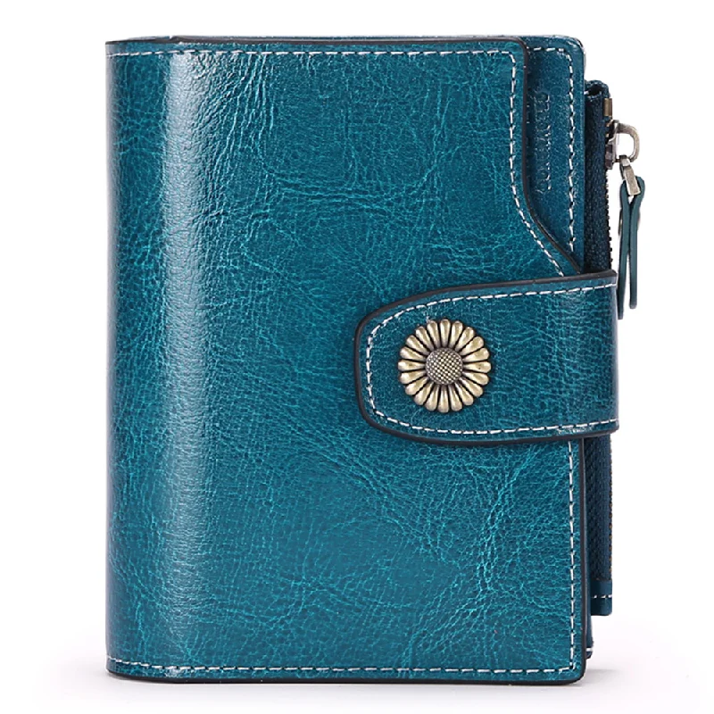 Women's Wallet Short Korean Cowhide Wallets for Women Fashion Buckle Replacement Multifunctional Card Bag
Women's Wallet Short Korean Cowhide Wallets for Women Fashion Buckle Replacement Multifunctional Card Bag