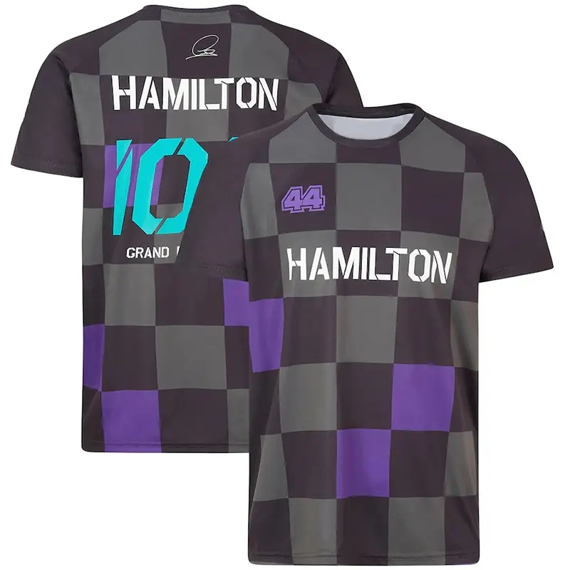 New F1 T-shirts Formula One Lewis Hamilton Team Racing Short Sleeve Round Neck T-shirt Fashion Outdoor Sports Top
New F1 T-shirts Formula One Lewis Hamilton Team Racing Short Sleeve Round Neck T-shirt Fashion Outdoor Sports Top